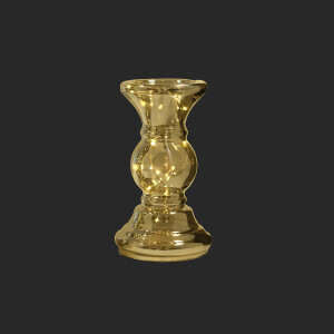 Dekoratif Boğumlu Şamdan Ledli Küçük - TepeHome (1)