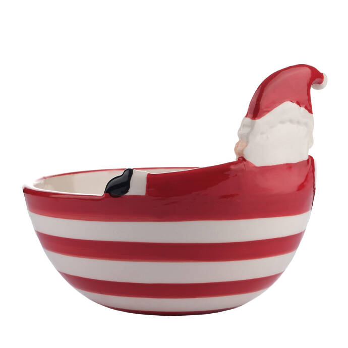 Dekoratif Kutlama Kasesi Santa Kırmızı - 3
