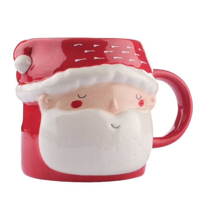 Dekoratif Kutlama Kupası Noel Baba Red - 1