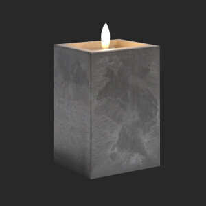 Dekoratif Mum Ledli Gri Beton Efekt Byk - 3