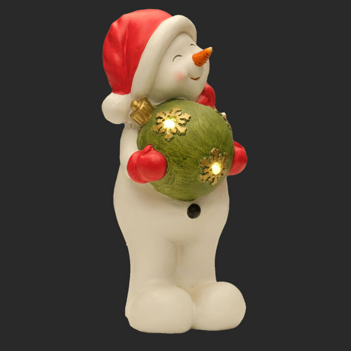 Dekoratif Toplu Kardan Adam Figürü - 4