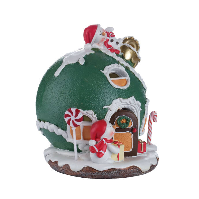 Dekoratif Yeşil Candy Figürü Şeker Evi - 2