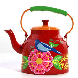 Demlik Dekoratif El Boyama 1500 Cc - TepeHome