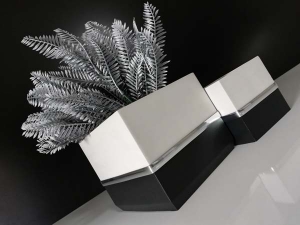 Exclusive İkili Beton Saksı Seti - TepeHome (1)