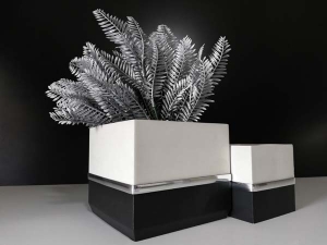 Exclusive İkili Beton Saksı Seti - TepeHome
