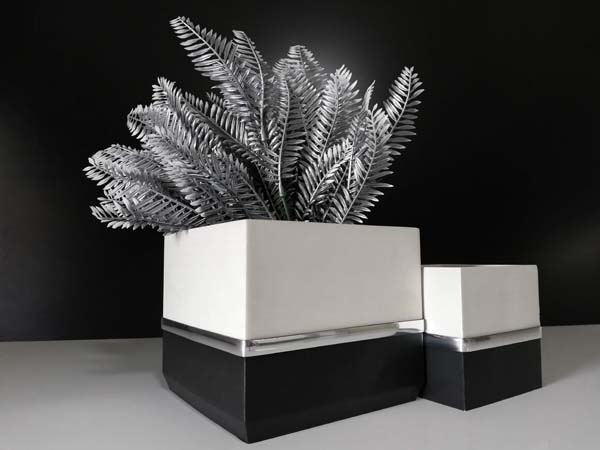 Exclusive İkili Beton Saksı Seti - 1