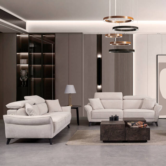 Fenice Üçlü Koltuk A.Betty 610 Kumaşlı - 3