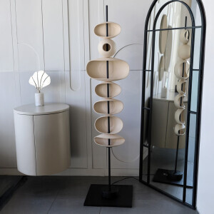 Gaia Beyaz Seramik Lambader - 3