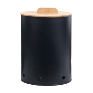 Galvaniz Bambu Kapaklı Onıon Kutusu - 3