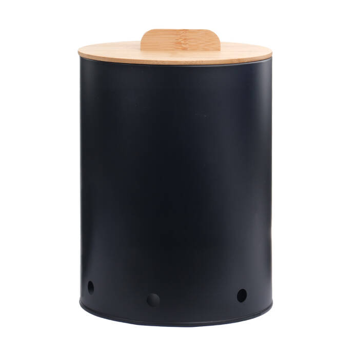 Galvaniz Bambu Kapaklı Onıon Kutusu - 3