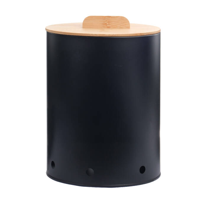 Galvaniz Bambu Kapaklı Potato Kutusu - 4