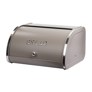 Galvaniz Metal Gri Ekmek Kutusu - TepeHome
