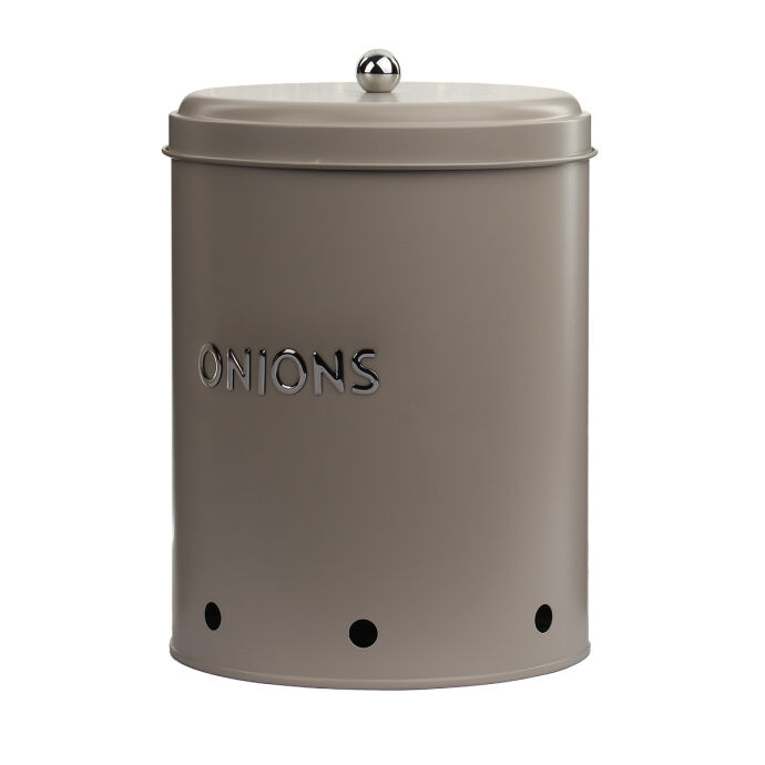 Galvaniz Metal Gri  Onıon Kutusu