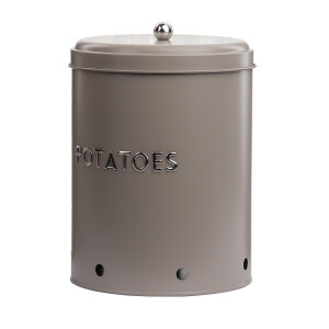 Galvaniz Metal Gri Potato Kutusu - 1