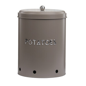 Galvaniz Metal Gri Potato Kutusu - 3