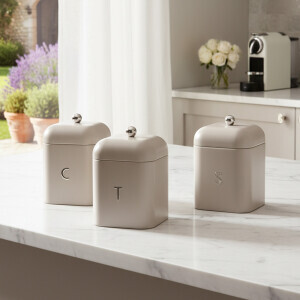 Galvaniz Metal Krem C Saklama Kutusu - TepeHome (1)