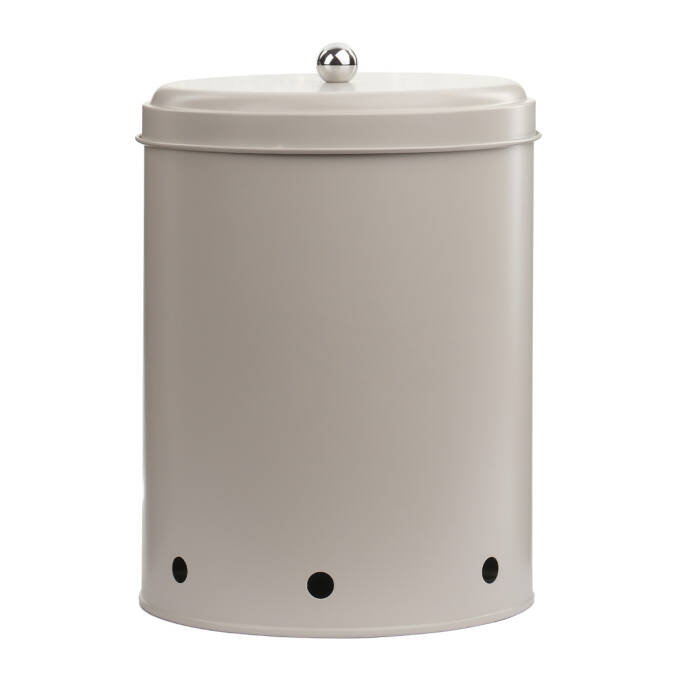 Galvaniz Metal Krem Onıon Kutusu - 3