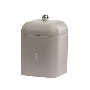 Galvaniz Metal Krem T Saklama Kutusu - TepeHome