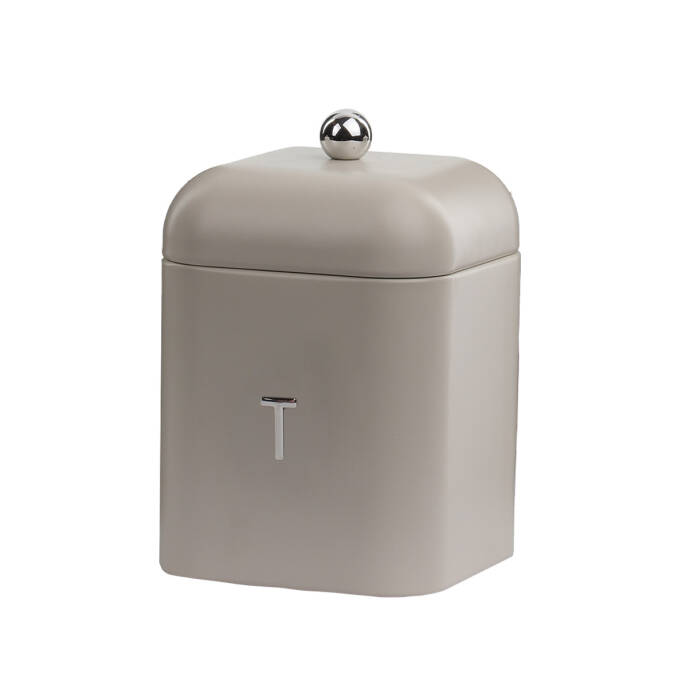 Galvaniz Metal Krem T Saklama Kutusu - 1