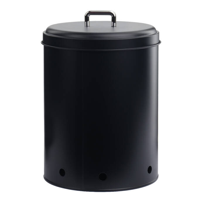 Galvaniz Metal Siyah Onıon Kutusu - 4