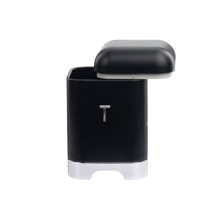 Galvaniz Metal Siyah T Saklama Kutusu - 5