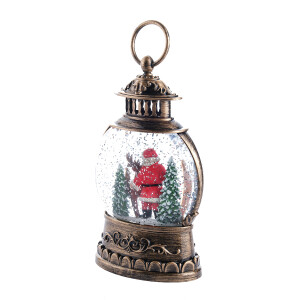 Geyikli Noel Baba Premium Kar Küresi - 3