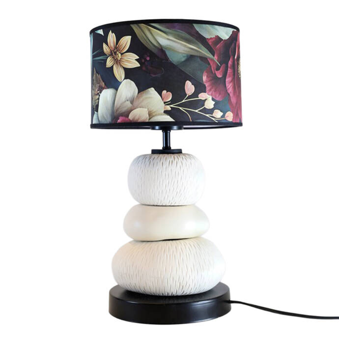 Harmony Çiçek Desenli Abajur - 1