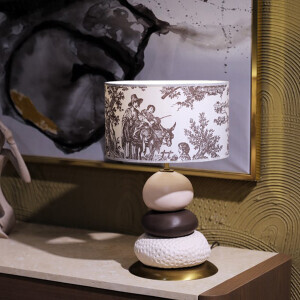 Harmony Eskitme Gold Abajur - TepeHome (1)