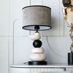 Harmony Kadife Şapkalı Abajur - 3