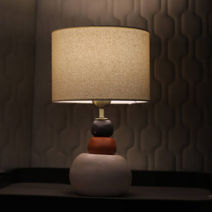 Harmony Keten Şapkalı Abajur - 4