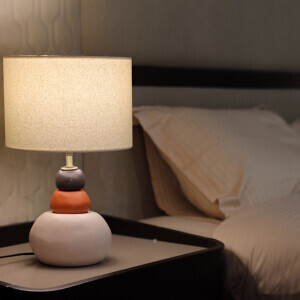 Harmony Keten Şapkalı Abajur - 3