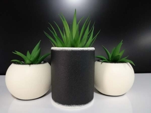 İdeal Üçlü Dekoratif Beton Saksı Seti - TepeHome
