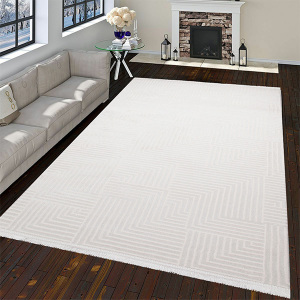 İskandinav Krem Makine Halısı100x200 - TepeHome (1)
