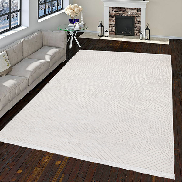 İskandinav Krem Makine Halısı80x150 - 2