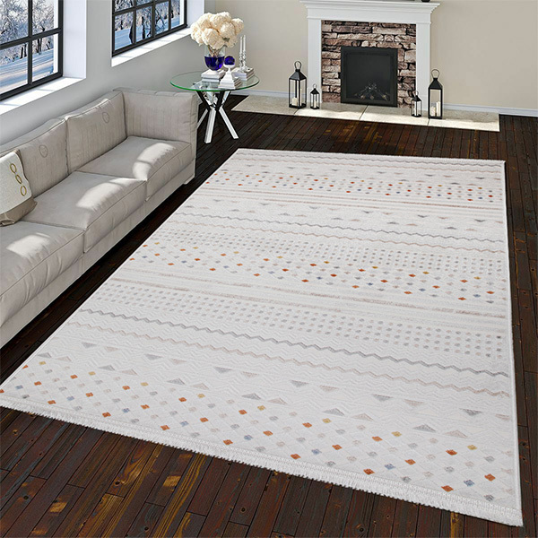 İskandinav Krem Makine Halısı80x150 - 2