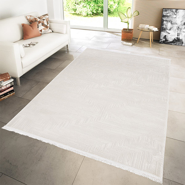 İskandinav Krem Makine Halısı200x290 - 1