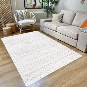 İskandinav Krem Makine Halısı160x230 - TepeHome (1)