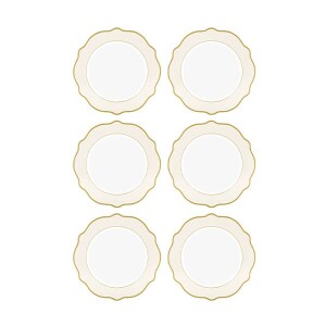 Jaswely Pasta Tabağı 6 Parça Krem 21 cm - 2