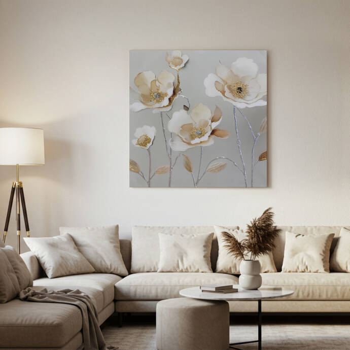 Kabartmalı Tablo Ge-1130 80X80 Cm - 2