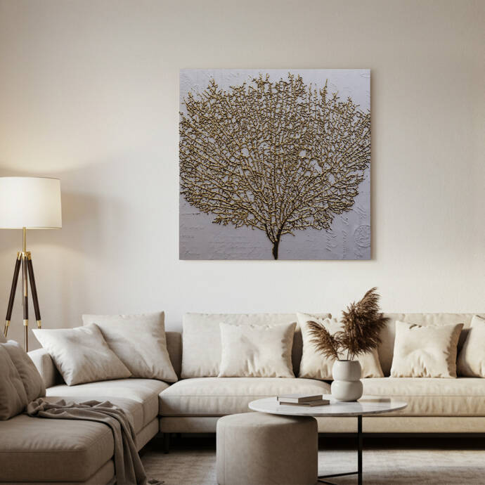 Kabartmalı Tablo Ge-1718 80X80 Cm - 2