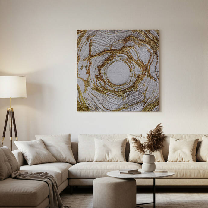 Kabartmalı Tablo Ge-1733 80X80 Cm - 2
