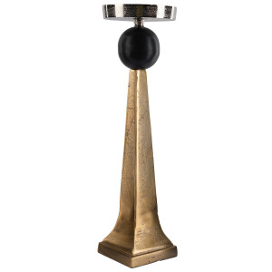 Kare Taban Mumluk Antik Silver Gold M - TepeHome