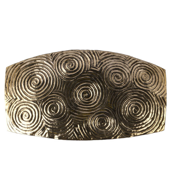 Kase Dekoratif Antik Gold 50x29x10 - 4