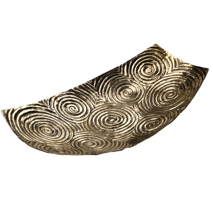 Kase Girdap Dekoratif Antik Gold40x40x10 - 4