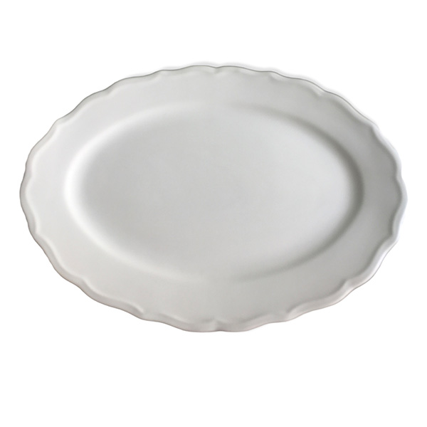 Kuğu Oval Büyük Sunum Tabağı - 2