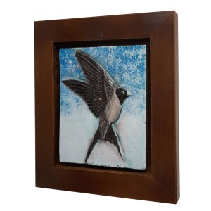Kuş Figürü Dekoratif Pano 3 30X26 Cm - TepeHome (1)