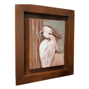 Kuş Figürü Dekoratif Pano 6 30X26 Cm - TepeHome (1)