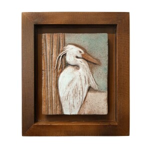 Kuş Figürü Dekoratif Pano 6 30X26 Cm - TepeHome