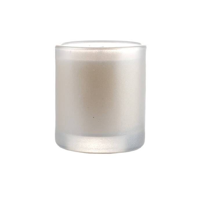 Kutulu Beyaz Cam Dekor Mum - 7