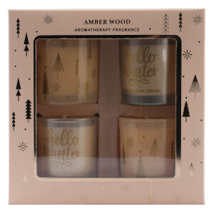 Kutulu Gold Cam Dekor Mum - 3